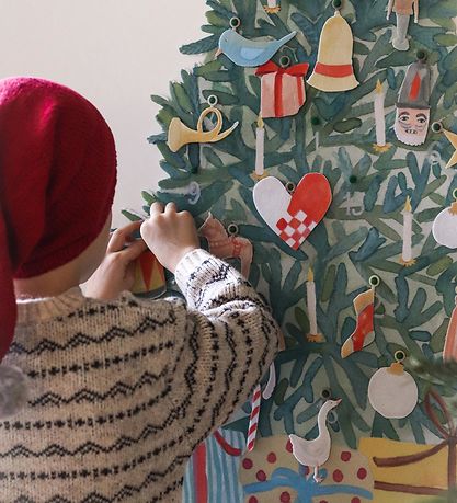 That's Mine Julekalender m. 24 Juleophæng - Felt Christmas Tree