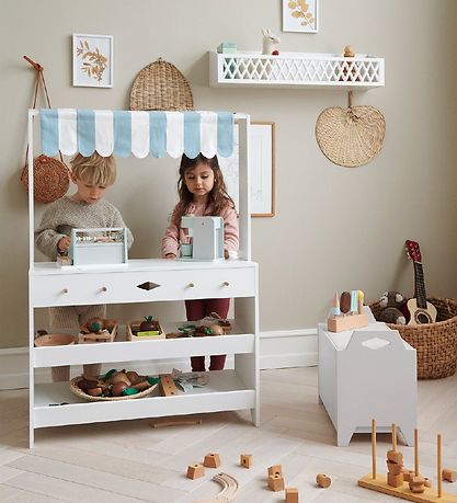 Cam Cam Købmandsbutik - 110x75 cm - Grå Cam Cam Købmandsbutik - 110x75 cm - Grå