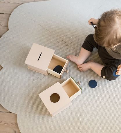 That's Mine Legegulv - 100x110 cm - Musling - Light Grey That's Mine Legegulv - 100x110 cm - Musling - Light Grey