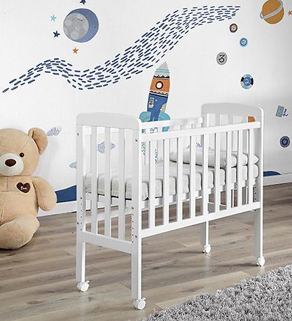 Bino Bedside Crib - By-My-Side - Hvid