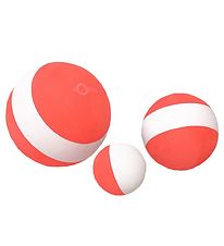 bObles Bold - 7/11/15cm - 3-pak - Fødselsdag - Rød/Hvid bObles Bold - 7/11/15cm - 3-pak - Fødselsdag - Rød/Hvid