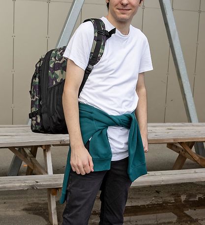 Jeva Skoletaske - Supreme - Green Camou
