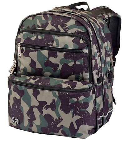 Jeva Skoletaske - Square - Green Camouflage Jeva Skoletaske - Square - Green Camouflage