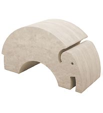 bObles Elefant - Marble Nature - Stor - 55x24x32 cm - Smoke bObles Elefant - Marble Nature - Stor - 55x24x32 cm - Smoke