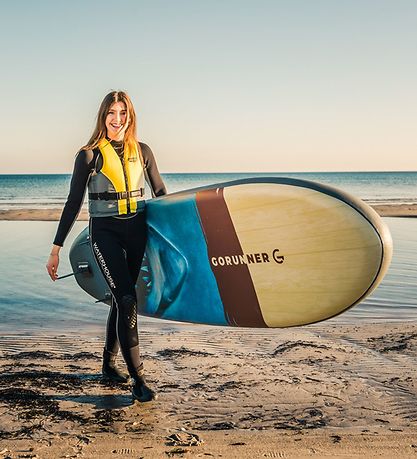 GoRunner Stand Up Paddle Board - 320x84 cm - Shark - Blue