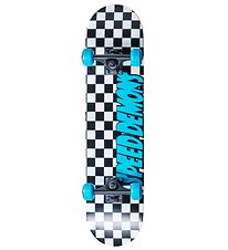 Speed Demons Skateboard - 7.75'' - Checkers Komplet - Blå Speed Demons Skateboard - 7.75'' - Checkers Komplet - Blå