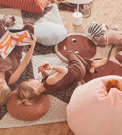 OYOY Gulvtæppe - 86x76 cm - Cherry - Nutmeg