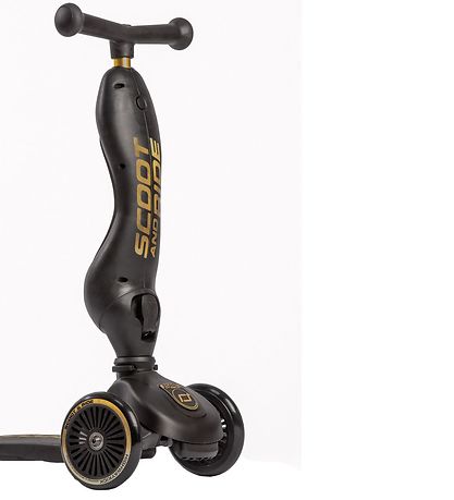 Scoot and Ride Highway Kick 1 - Sort/Guld Scoot and Ride Highway Kick 1 - Sort/Guld
