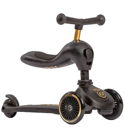 Scoot and Ride Highway Kick 1 - Sort/Guld Scoot and Ride Highway Kick 1 - Sort/Guld