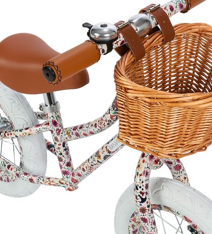 Banwood Løbecykel - First Go! - Antropologie - Hvid m. Blomster Banwood Løbecykel - First Go! - Antropologie - Hvid m. Blomster