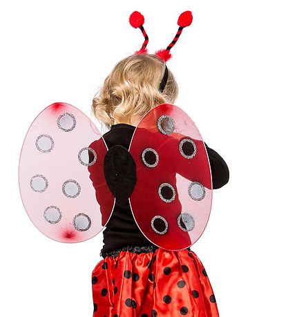 Molly & Rose Udklædning - Vinger/Hårbøjle - Mariehøne