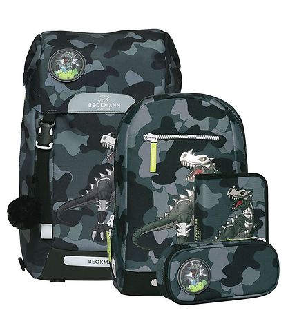 Beckmann Skoletaskesæt - Classic Maxi - Camo Rex Beckmann Skoletaskesæt - Classic Maxi - Camo Rex