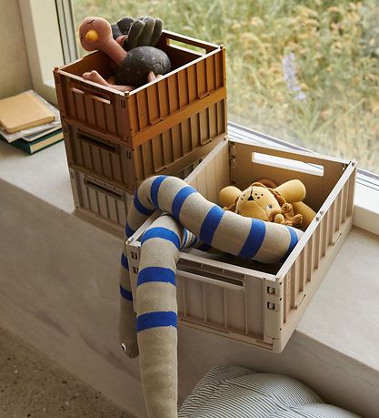 Liewood Foldekasse - 50x36x19,5 cm - Large - Weston - Whale Blue Liewood Foldekasse - 50x36x19,5 cm - Large - Weston - Whale Blue