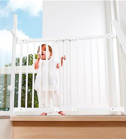 BabyDan Sikkerhedsgitter - Træ - Flexifit - Hvid BabyDan Sikkerhedsgitter - Træ - Flexifit - Hvid