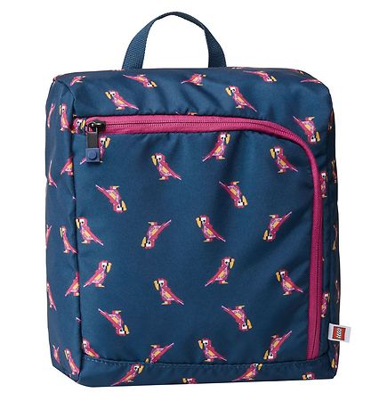 LEGO® Skoletaske m. Gymnastikpose/Penalhus - Parrot - Blå