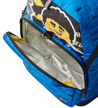 LEGO® Skoletaske m. Gymnastikpose/Penalhus - City - Police Adven LEGO® Skoletaske m. Gymnastikpose/Penalhus - City - Police Adven