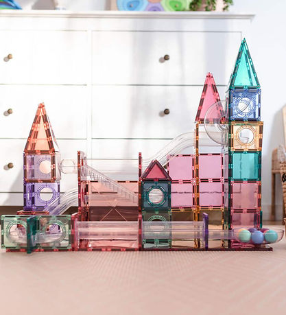 Connetix Magnetsæt - 106 Dele - Pastel Ball Run