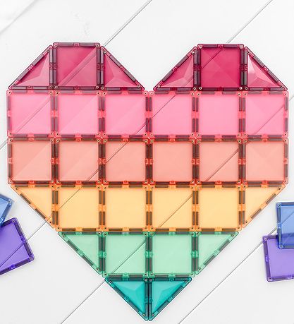 Connetix Magnetsæt - 202 Dele - Pastel Mega Pack