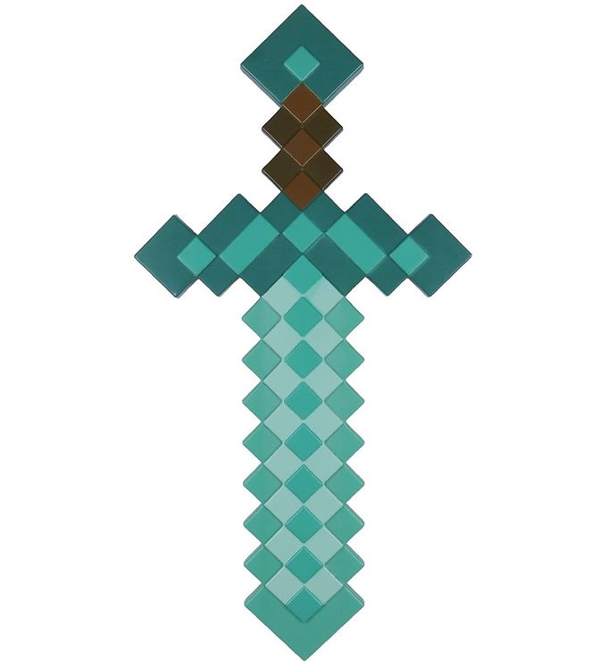 Minecraft Plastik Diamant Sværd Legetøjsvåben - GEEKD.dk