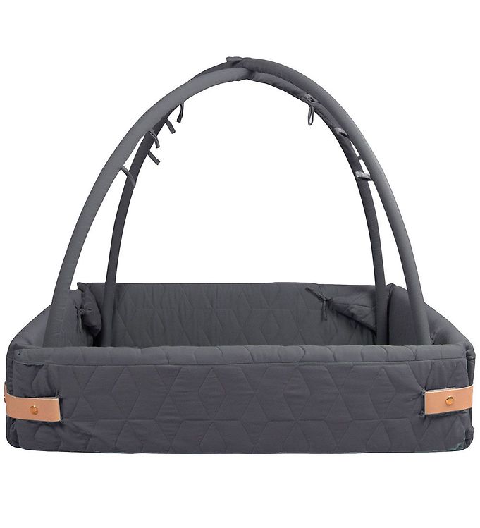 Filibabba Aktivitetstæppe - 80/120 cm - Soft Quilt - Stone Grey