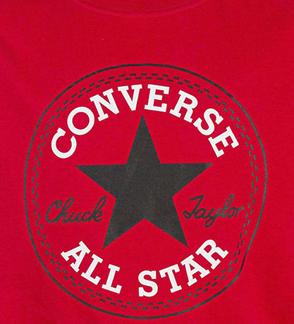 Converse T-shirt - Enamel Red m. Logo Converse T-shirt - Enamel Red m. Logo