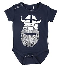 Danefæ Romper s/s - Esdoorn - Navy m. Erik
