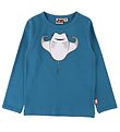DYR Bluse - Roar - Dusty Blue m. Rokke