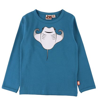DYR Bluse - Roar - Dusty Blue m. Rokke