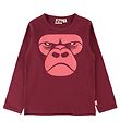 DYR Bluse - Roar - Deep Red m. Gorilla