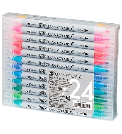 Zig Tuscher - Clean Color Pen - 24 Stk Zig Tuscher - Clean Color Pen - 24 Stk
