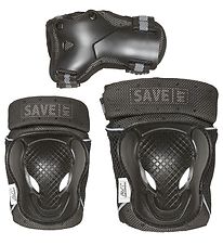 Save My Bones Beskyttelsessæt - Sort/Grå Save My Bones Beskyttelsessæt - Sort/Grå
