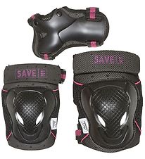 Save My Bones Beskyttelsessæt - Sort/Pink Save My Bones Beskyttelsessæt - Sort/Pink