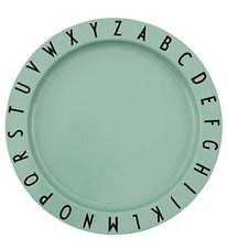 Design Letters Tallerken - Tritan - Eat & Learn - Grøn