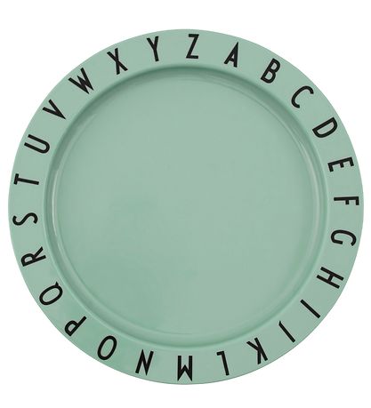 Design Letters Tallerken - Tritan - Eat & Learn - Grøn