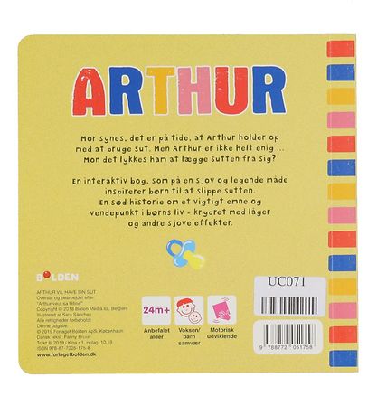 Forlaget Bolden Bog - Arthur - Vil Have Sin Sut - Dansk