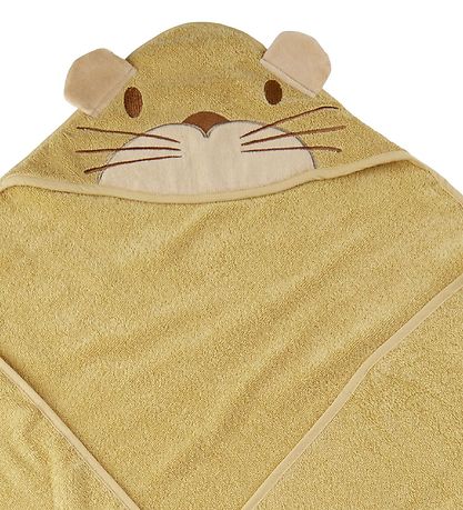 Pippi Babyhandtuch - 83x83 cm - Rattan m. Katze Pippi Babyhandtuch - 83x83 cm - Rattan m. Katze