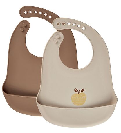 CeLaVi Hagesmæk - 2-pak - Silikone - Rubber m. Æble CeLaVi Hagesmæk - 2-pak - Silikone - Rubber m. Æble