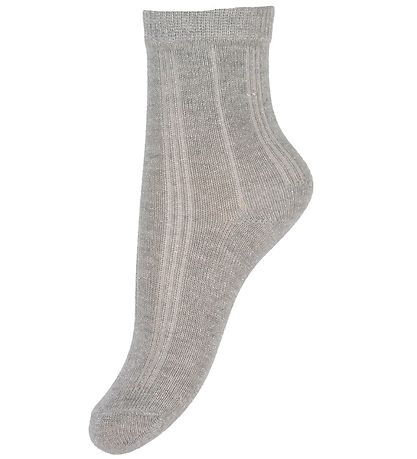 Minymo Ankelstrumpor - 2-pack - Pale Gold/Silver Minymo Ankelstrumpor - 2-pack - Pale Gold/Silver
