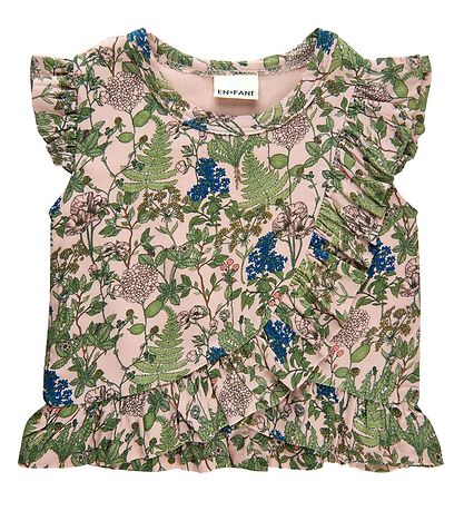 En Fant T-shirt - Cameo Rose w. Flowers En Fant T-shirt - Cameo Rose w. Flowers