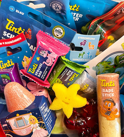 Tinti Skattekiste m. Badetilbehør - 19 dele