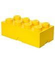 LEGO® Storage Madkasse - 7,5x20x10 cm - 8 Knopper - Bright Yello
