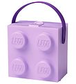 LEGO® Storage Madkasse - 11,5x15,5x15,8 - 4 Knopper - Lavender