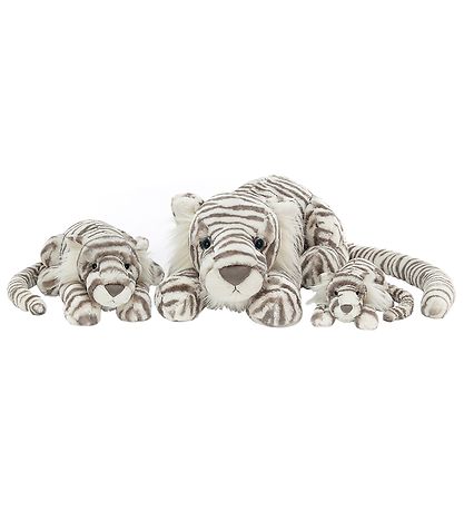 Jellycat Bamse - Large - 12x46 cm - Sacha Snow Tiger