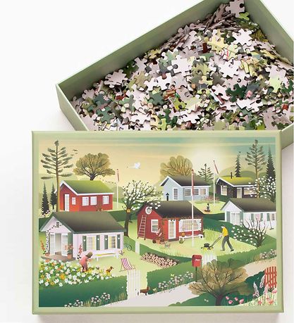 Vissevasse Puslespil - 1000 Brikker - Small Houses