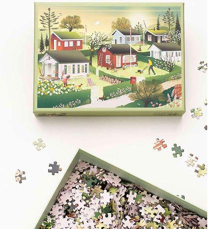 Vissevasse Puslespil - 1000 Brikker - Small Houses Vissevasse Puslespil - 1000 Brikker - Small Houses