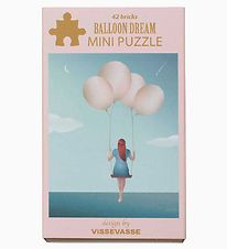 Vissevasse Puslespil - Mini - 10x13 cm - Balloon Dream Vissevasse Puslespil - Mini - 10x13 cm - Balloon Dream
