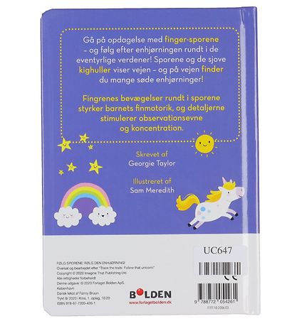 Livre Forlaget Bolden - Suivez cette licorne ! - Danois Livre Forlaget Bolden - Suivez cette licorne ! - Danois