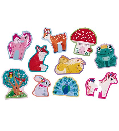 Puzzle Crocodile Creek - 10 pièces - 2 Briques - Let's Begin