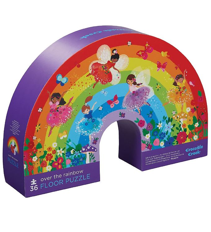 Crocodile Creek Puslespil - 36 Brikker - Over The Rainbow
