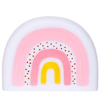A Little Lovely Company Natlampe - 21 cm - Rainbow - Hvid/Rosa A Little Lovely Company Natlampe - 21 cm - Rainbow - Hvid/Rosa